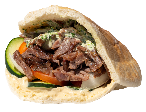 Lamb Shawerma Sandwich