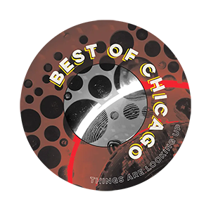 Best Falafel in Chicago award badge for Sultan’s Market from Chicago Reader